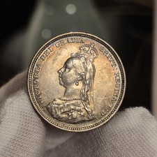 1887 british shilling for sale  ROCHESTER