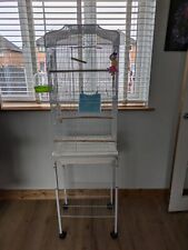 White bird cage for sale  ASHBOURNE