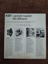 Volantino pubblicitario kef usato  Martinsicuro