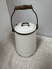 Vintage enamelware bucket for sale  BEDALE