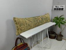 Usado, Travesseiro lombar Kilim verde 12x48, reforço de lã turca, decoração boho de fazenda comprar usado Usado, Travesseiro lombar Kilim verde 12x48, reforço de lã turca, decoração boho de fazenda comprar usado  Enviando para Brazil