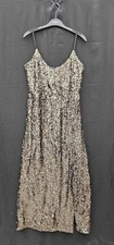 Gold sequin split for sale  KETTERING