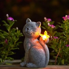 Cat statue solar for sale  BIRMINGHAM