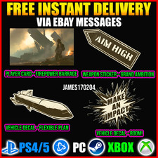 Usado, Battlefield 6 CONJUNTO COMPLETO 4 RECOMPENSAS RARAS | CÓDIGOS BF6 comprar usado  Enviando para Brazil