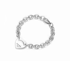 Bracciale maglia heart usato  Sori