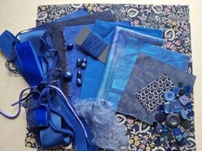 Embroidery pack blue for sale  CLACTON-ON-SEA