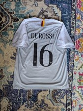 Camiseta de futebol AS Roma 2018-19 Away De Rossi autêntica kit Nike masculina GG cinza comprar usado  Enviando para Brazil