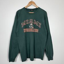 Usado, Camiseta De Colección Universidad de Miami Huracanes Para Hombres L Manga Larga Equipo Para Deportes segunda mano  Embacar hacia Argentina