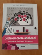 Silhouetten malerei trendige gebraucht kaufen  Leipzig