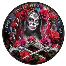 Coin santa muerte usato  Italia