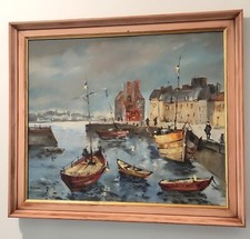 Tableau huile toile d'occasion  Dinard