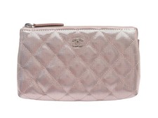 Pochette chanel zippe d'occasion  Paris-