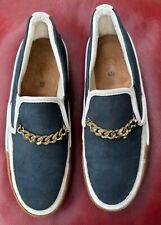 Mocassino blu dsquared usato  Torino