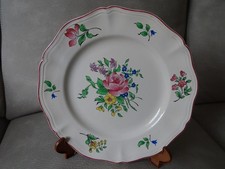 Assiette plate ancienne d'occasion Assiette plate ancienne d'occasion  Luisant