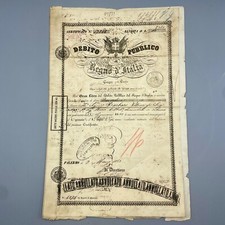 Certificato azionario debito usato  Siena