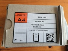 Gewindebolzen 80 50 gebraucht kaufen  Stuttgart