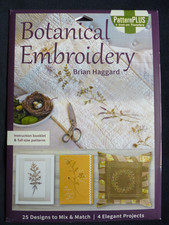 Botanical embroidery designs for sale  ASHBOURNE