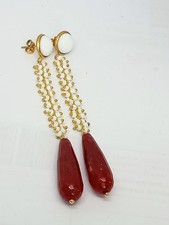 Boucles oreilles style usato  Spedire a Italy
