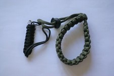 Cordão miniatura paracord verde e preto, útil como corrente de carteira etc, usado comprar usado  Enviando para Brazil