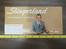 Slingerland Drums catálogo/panfleto vintage BOM comprar usado  Enviando para Brazil