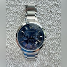 Relógio EMPORIO ARMANI, pulseira masculina de aço inoxidável 43mm AR2448 comprar usado  Enviando para Brazil