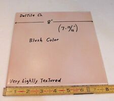 1 peça. Cor do blush: azulejo cerâmico dáltico: 7-15/16" toque de rosa, novo estoque comprar usado  Enviando para Brazil