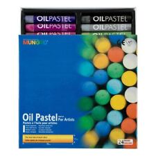 24 Cores Brilhante! mungyo Artistas Grande Macio Oil Pastels Varas Arte Pastel comprar usado  Enviando para Brazil