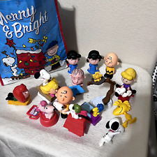 McDonalds Happy Meal The Peanuts Movie 2015 conjunto completo de 12 juguetes y bolsa de bonificación segunda mano  Embacar hacia Argentina