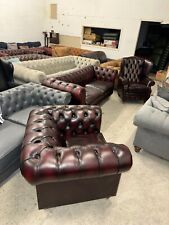 Chesterfield oxblood real for sale  CREWE