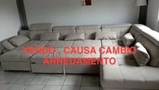Divano angolare tessuto usato  Cirie