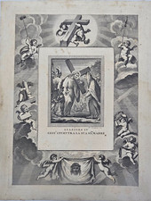 Antica stampa carattoni usato  Carrara