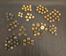 Vintage brass butons for sale  Battle Creek