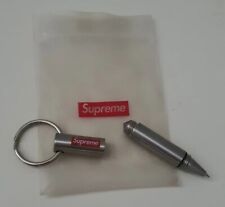 Chaveiro SS16 Supreme caneta chaveiro de aço prata caixa pequena logotipo acessório  comprar usado  Enviando para Brazil