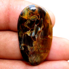 Cabine PIETERSITE 20,20 CTS 100% natural PIETERSITE FANCY. Pedra preciosa solta 16X30X04mm, usado comprar usado  Enviando para Brazil