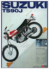 Suzuki brochure ts90 d'occasion  Expédié en Belgium