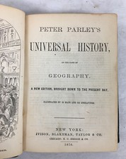 Usado, 1870 Peter Parley's Universal History | On The Basis Of Geography | #10271 comprar usado  Enviando para Brazil