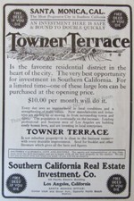 Usado, 1906 Antigo Santa Monica TOWER TERRACE CA Development COMPRE Novo Lote $10/Mês AD comprar usado  Enviando para Brazil