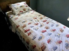 Lençóis duplos POTTERY BARN KIDS (Carros Disney Pixar) ajustados/planos/1 fronha em excelente estado usado comprar usado  Enviando para Brazil