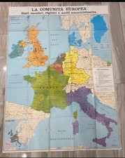 Cartina geografica comunitá usato  Roma