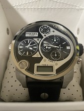 Usado, Relógio DIESEL 3 barras modelo DZ-7125 couro - Estado perfeito comprar usado  Enviando para Brazil