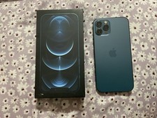 iPhone 12 Pro 128GB azul Pacífico 79% capacidade da bateria caixa original desbloqueado comprar usado  Enviando para Brazil