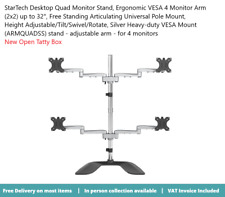 Startech desktop quad for sale  MALDON