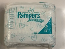 Vintage Pieluchy Pieluchy Couche Pieluchy Pampers Baby Dry 2010 ZAPIECZĘTOWANE na sprzedaż  PL