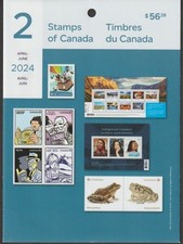 Canada pochette timbres d'occasion  Expédié en Belgium