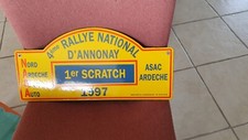 Plaque émaillée rallye d'occasion  Dijon