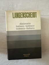 Dizionario italiano tedesco usato  Vittorio Veneto