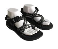 Sandálias femininas Chaco Z/Volv X2 Sport tamanho 8 J106664 painel preto comprar usado  Enviando para Brazil