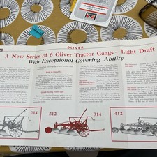Oliver tractor gang for sale  HITCHIN
