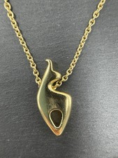 Gold kette abstraktem gebraucht kaufen  Münster