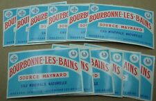 Lot12 etiquettes eau d'occasion  Sèvres